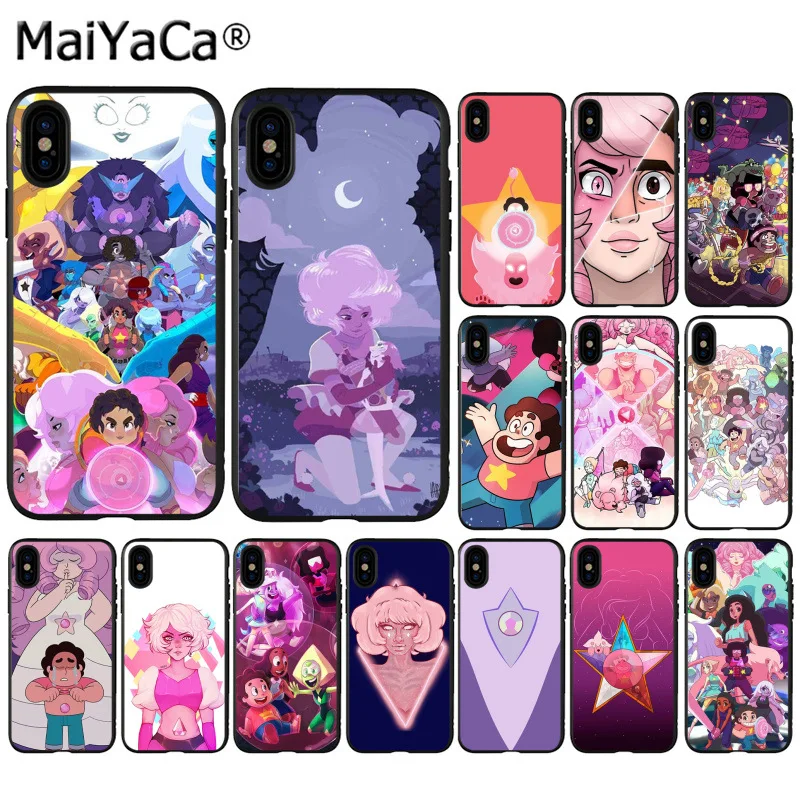 Чехол для телефона MaiYaCa с мультяшным Стивеном Вселенная чехол Apple iphone 11 pro 8 7 66S Plus X