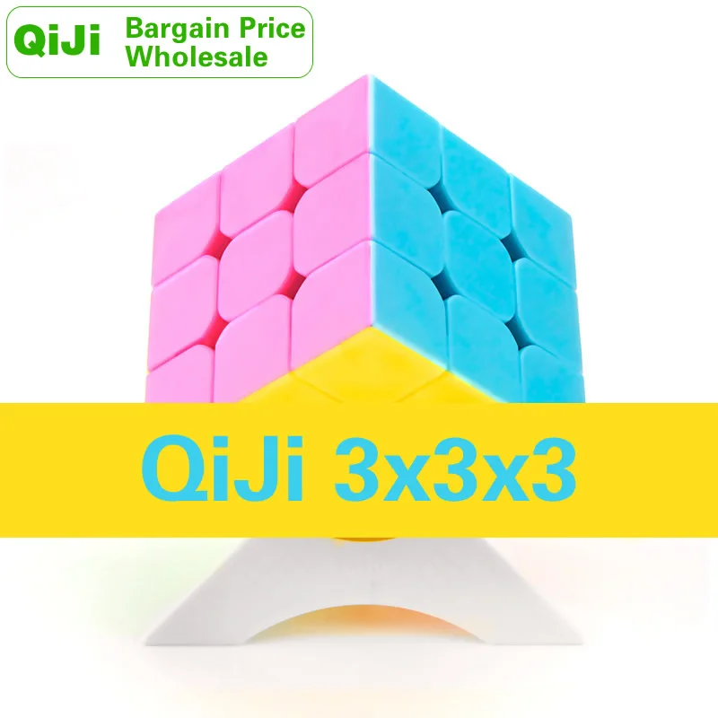 QiJi 3x3x3 магический куб набор QJ 3x3 Stickerless оптовая торговля много 14 шт. Cubo Magico Neo