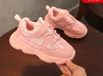 NEW Children Shoes For Girls Flat Running Kids Sneakers Boys Breathable Mesh Tennis Soft Leather Sport | Детская одежда и обувь