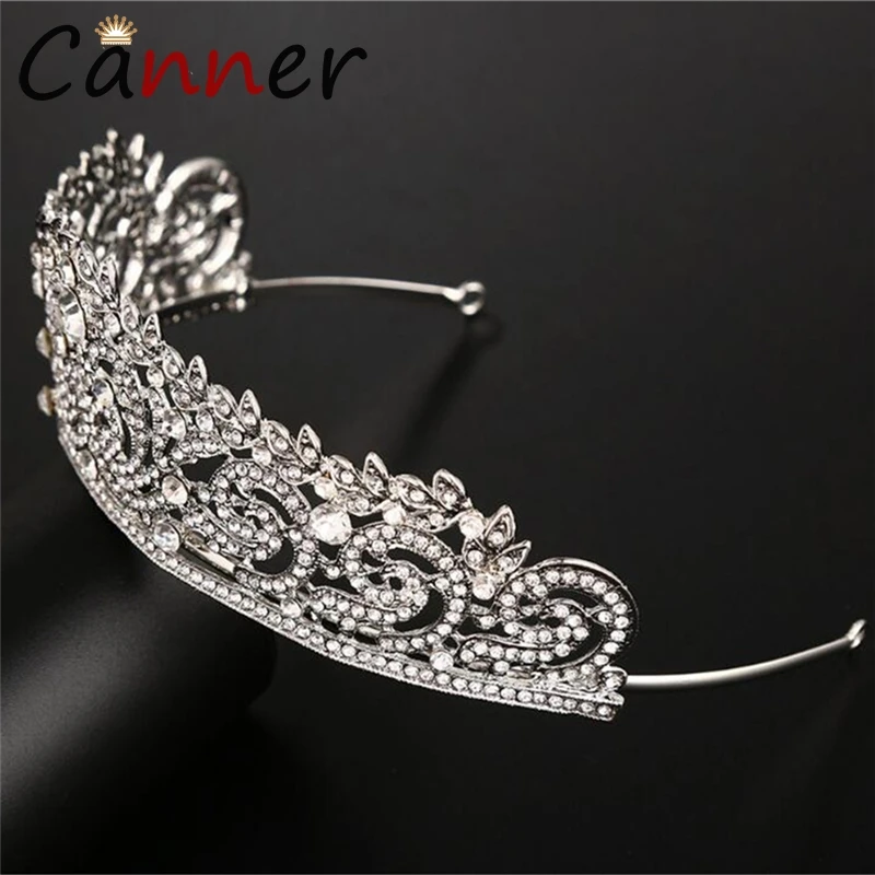 CANNER Роскошные тиары и короны золото/серебро Корона принцесса/Невеста барокко