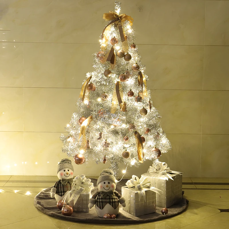 HOYVJOY 78-122cm Gray Christmas Tree Skirt Pure Color Velvet Carpet Mat Decoration For Home New Year | Дом и сад