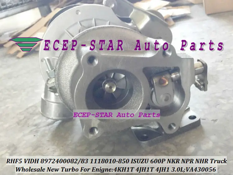 RHF5 VIDH VB430056 8-97240-0082 897240-0082 897240-0083 Turbo для ISUZU Qingling 600P NKR Truck 4KH1T 4JH1TC 4JH1T 134 4JH1 3.0L |