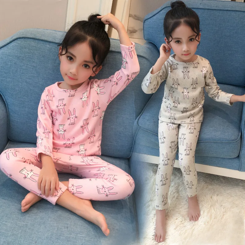 2017 Обувь для девочек пижамы с рисунками из мультфильмов Детская домашняя одежда