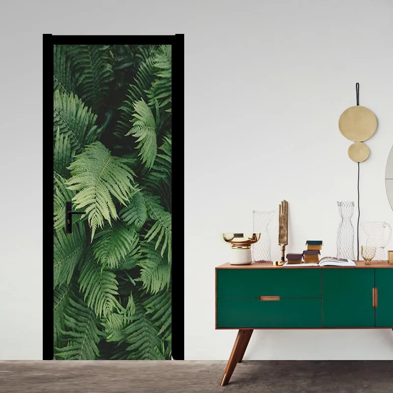 3D наклейка на дверь оригинальное украшение для душевой комнаты