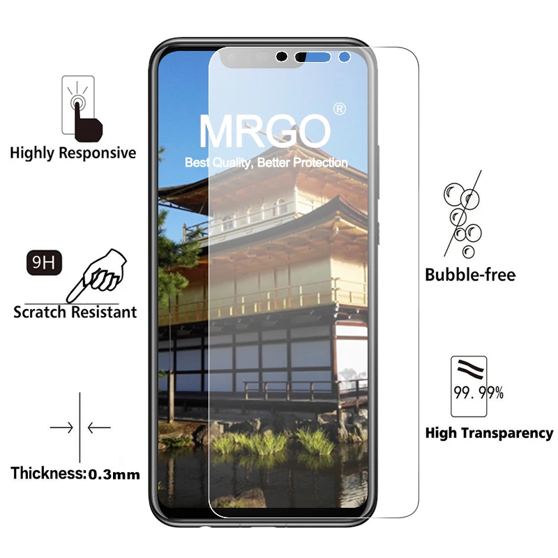MRGO закаленное стекло для Huawei Nova 3 Защита экрана 3i 9H 2.5D Защитное телефона i