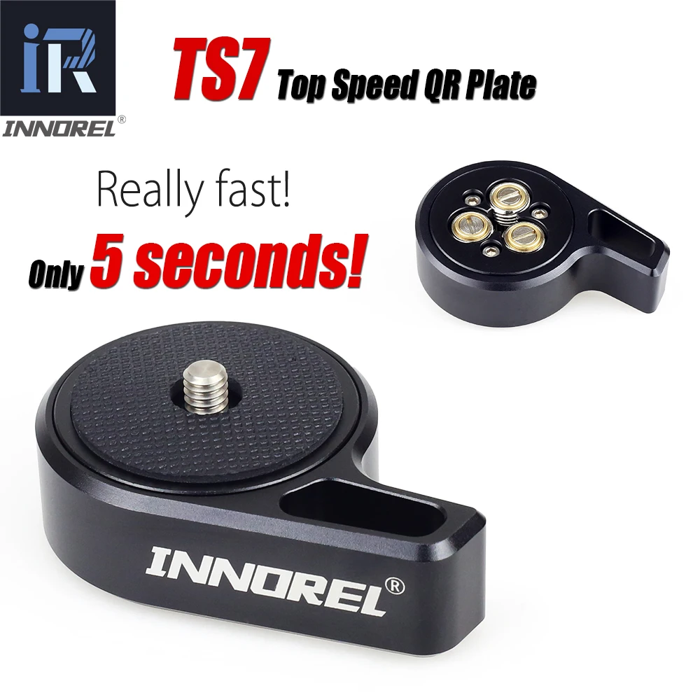 Базовая пластина INNOREL TS7 для камеры с быстросъемным креплением винтом 1/4-3/8 дюйма