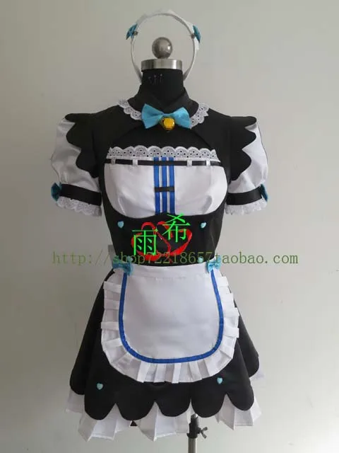 Nekopara Chocola Горничная Косплей Костюм с аксессуаром 7 цветов на выбор 11|cosplay costume|maid