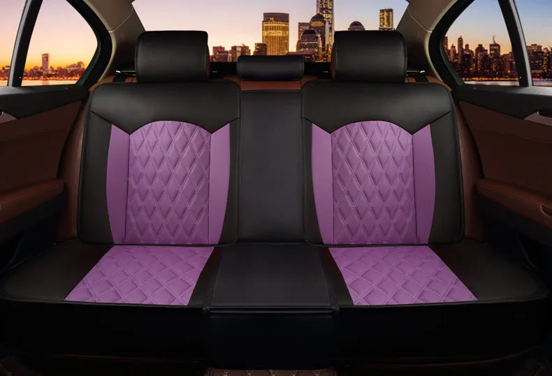 Car Seat Cover Auto Interior Seats Covers Leather for lada 2107 2110 2114 granta kalina largus priora samara vesta