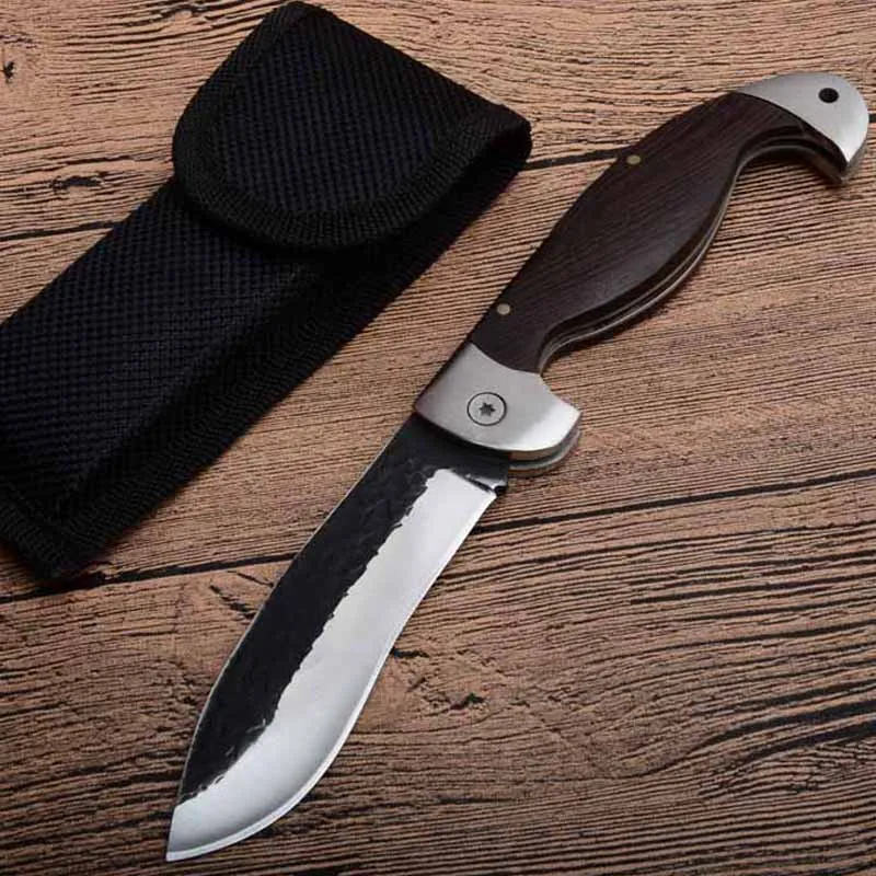 21 см(8,5 '') Тактический складной нож с цветной деревянной ручкой Duanda blade походные карманные ножи для выживания Инструменты для охоты на открытом воздухе ножи
