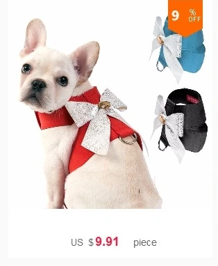 Розовый Принцесса Милая собачья упряжь Bling Стразы комфорт шаг Pet ремни с поводком набор мелких средних пород животных кошек