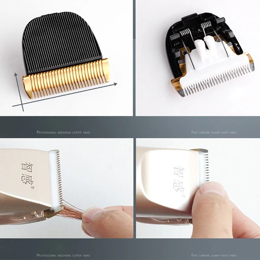 Электрическая машинка для стрижки волос профессиональный триммер с USB зарядкой