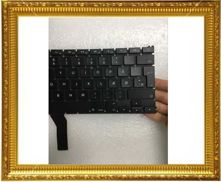 Совершенно новая A1466 A1369 клавиатура для Macbook Air 13 &quotA1466 DK Датская Дания 2011 2013 2014 2015