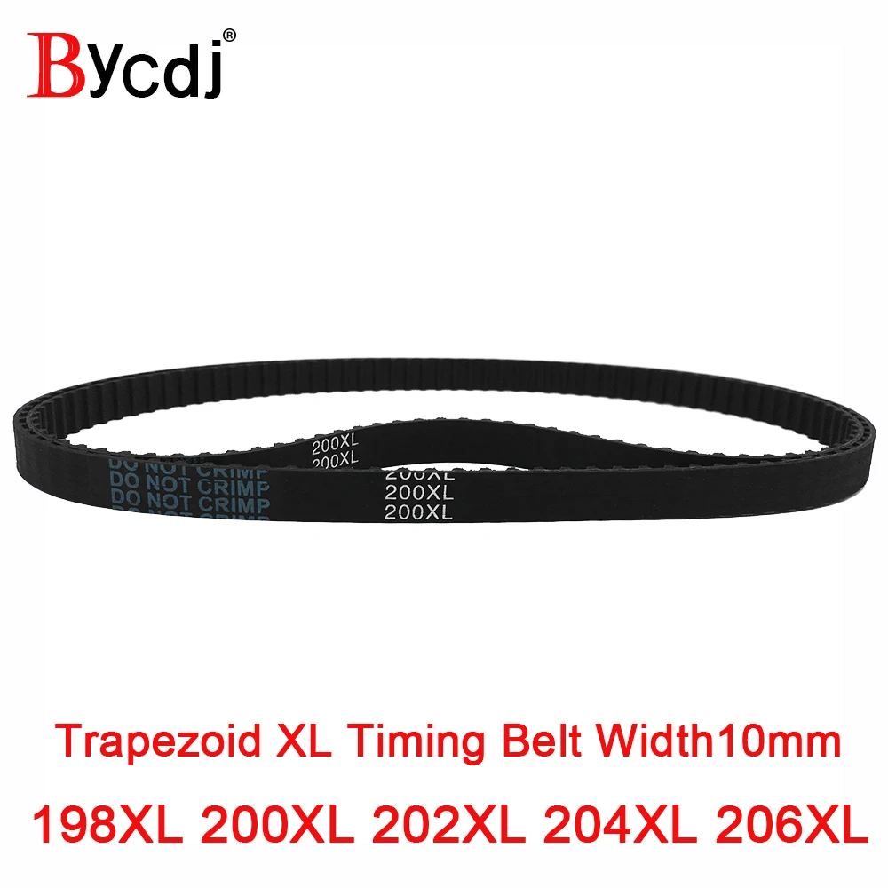 

XL Timing Belt 198XL/200XL/202XL/204XL/206XL Rubber Timing Pulley Belt 10mmWidth Closed LoopToothed Transmisson Belt pitch5.08mm