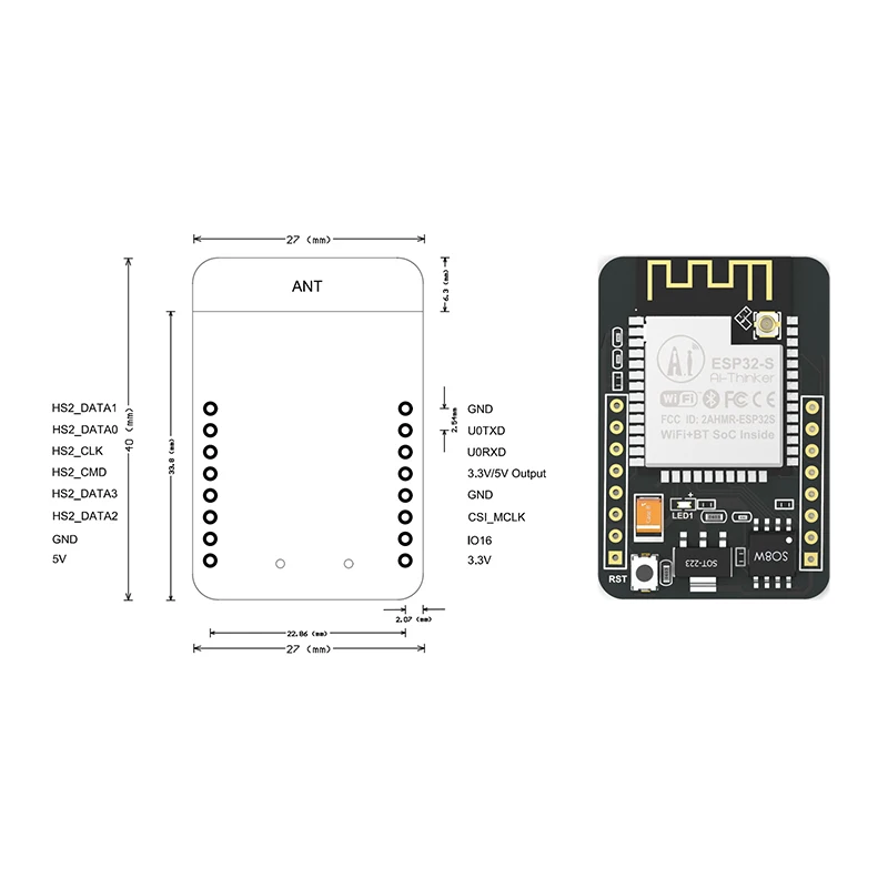 ESP32-CAM Bluetooth и WIFI модуль ESP32 серийный плата камеры Soc Inside IOT | Обустройство дома