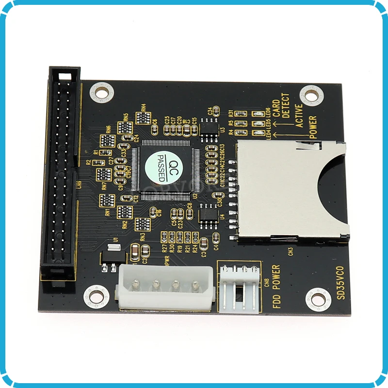 Sd карта памяти до 3 5 &quot40 контактов мужской IDE адаптер большой PCB SD 3.5 безопасный