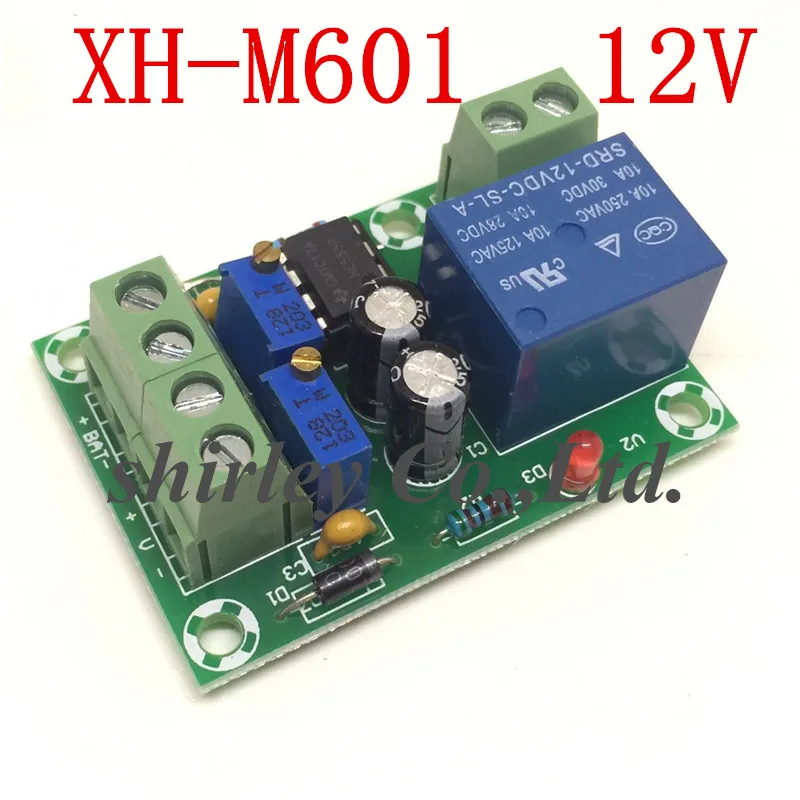

Аксессуары для двигателя XH-M601 контроль зарядки аккумулятора доска 12V интеллигентая (ый) зарядное устройство power панель управления Автоматическая зарядка питания