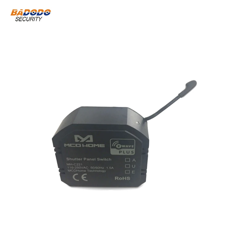 Z-Wave Plus роликовый затвор модуль устройства MCO HOME C221 с функцией измерения энергии для однофазного асинхронного двигателя переменного тока 3298
