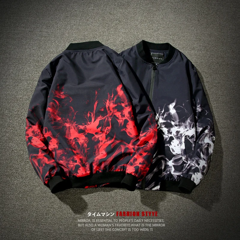 Куртка мужская с 3D-принтом повседневная спортивная одежда ветровка пальто