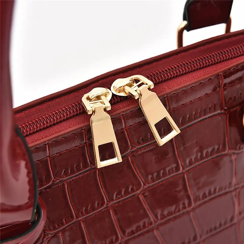 Модная женская сумка с крокодиловым узором через плечо bolso mujer sac a main torebki damskie