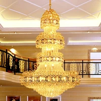 modern crystal chandelier lighting fixture gold crystal chandeliers led lights modern hanging light clubs hotel hall lobby lamps