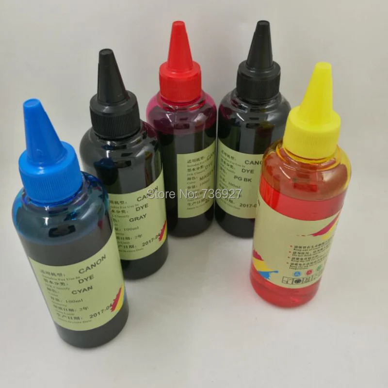 

5X 100ml PGI-2100 PGI2100 Refill Dye ink for Canon MAXIFY Ib4010 MAXIFY MB5310 inkjet printer