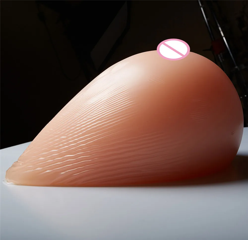 

3600g/pair Crossdresser CD Silicone Breast Form Sexy cleavage Tits Enhancer Fake Breast Artificial Boobs Huge Cup 50E/52DD/54D