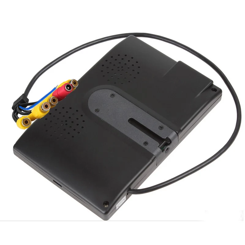 $53.99 Podofo 7 Inch Split Screen Quad Monitor 4CH Video Input Windshield Style Parking Dashboard for Car Rear View Camera Car-styling