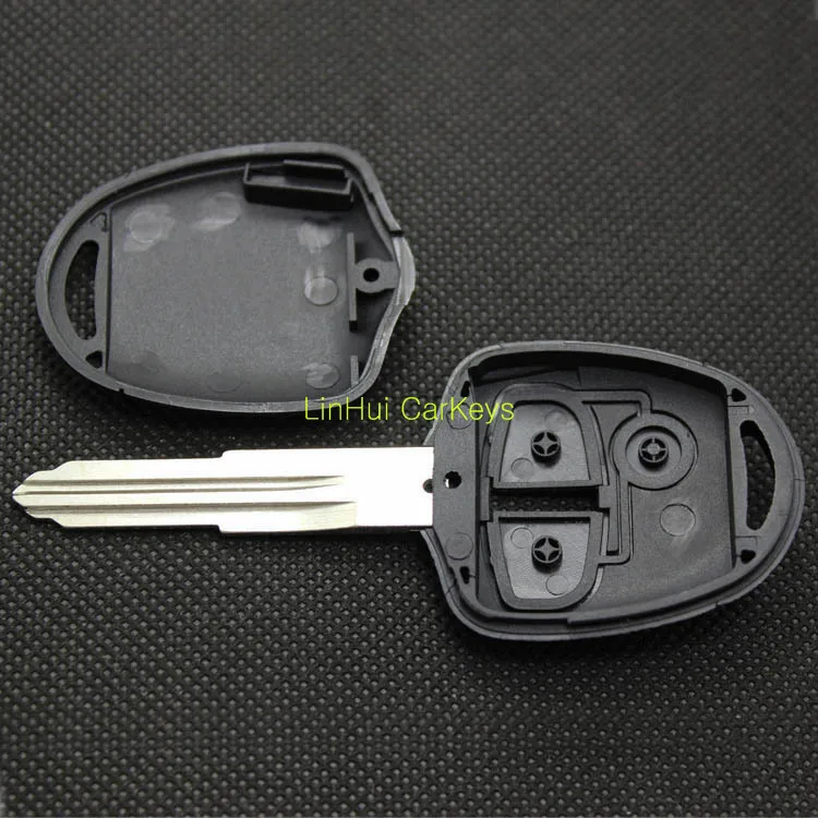 

PINECONE for MITSUBISHI Key 3 Buttons Left Groove Key Uncut Blade Blank Key Shell 1 PC