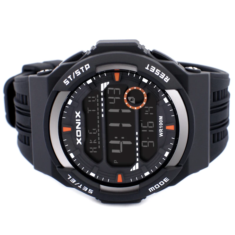 Роскошные Брендовые мужские часы серебристые многофункциональные модные