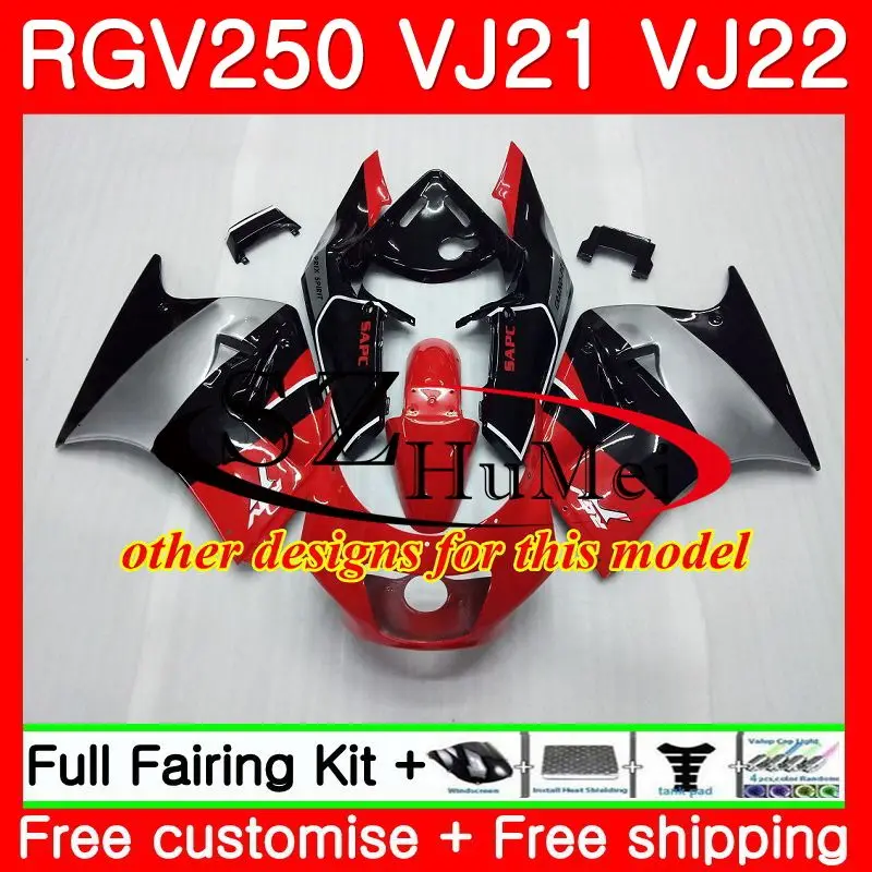 Боди для SUZUKI VJ21 RGV250 88 89 90 91 92 93 белый синий 101SH. 22 RGV 250 VJ22 1988 1989 1990 1991 1992 1993
