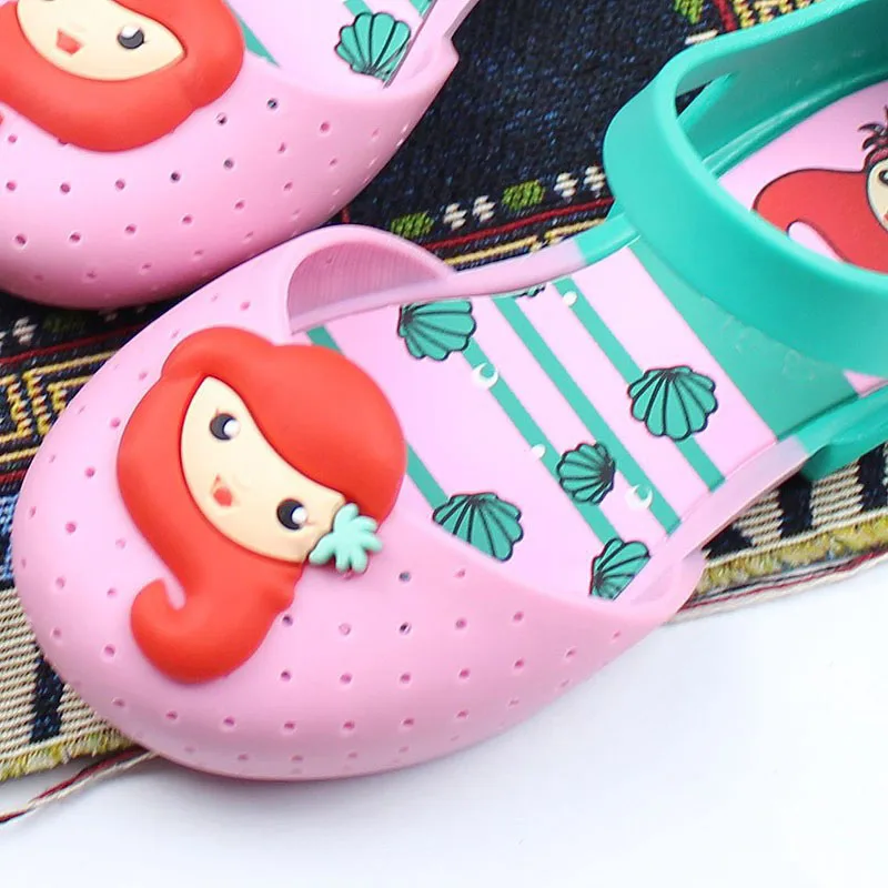 Детская обувь для девочек Брендовая сезон лето осень модные сандалии принцессы с