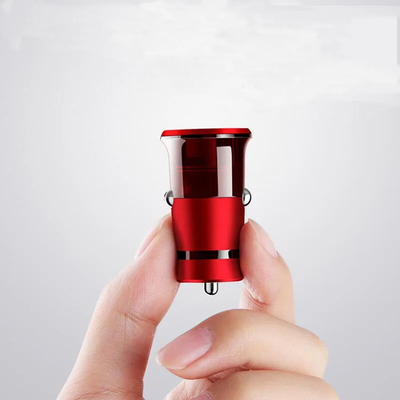 Новое автомобильное зарядное устройство с двумя usb портами 3 1 металлическое