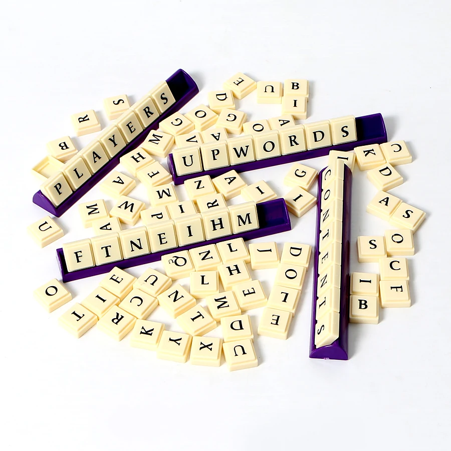Upwords 3D Scrabble Word Building Классическая образовательная настольная игра кроссворды