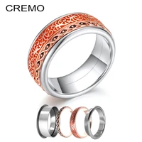 cremo enamel copper rings stainless steel collection mix match rings interchangeable accessories jewelry 6mm wide