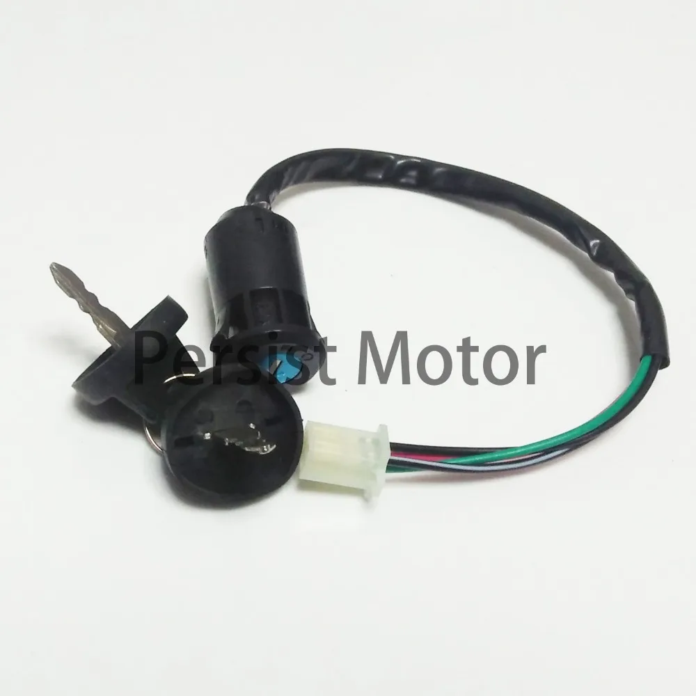4 провода ключ зажигания для 50 куб. См 70 90 110 125 водостойкий JCL квадроцикла|ignition switch