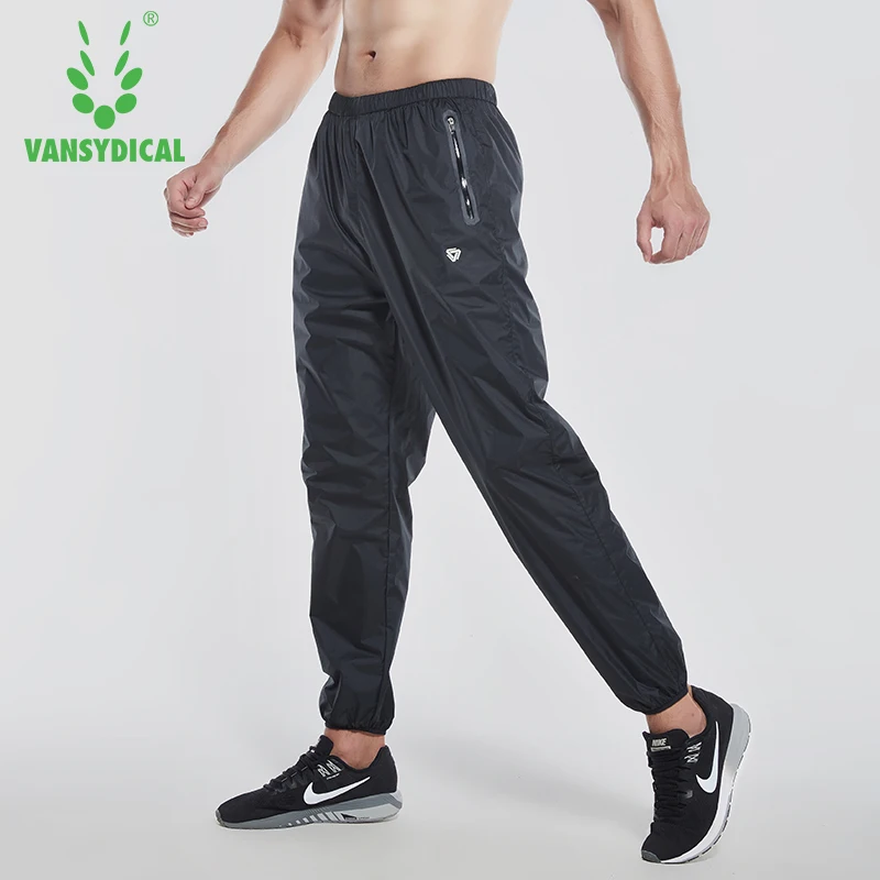 Фото Мужские штаны для бега Vansydical, осенние и зимние спортивные штаны для фитнеса, тренировочные штаны для мужчин №2