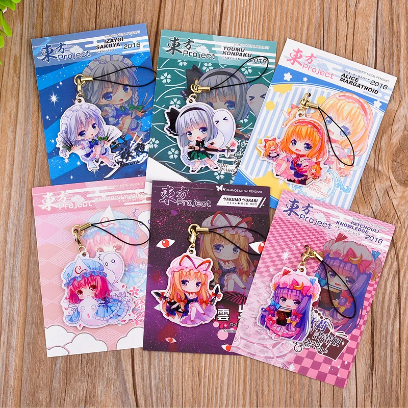 Двухсторонний милый аниме-персонаж Touhou Project Alice Margatroid металлический кулон-значок