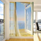 Пользовательские 3D стерео балкон пейзаж пространство фото обои для стены рулон гостиная вход фон Настенный декор росписи