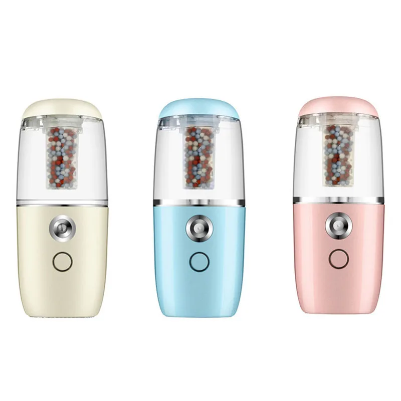 Car Humidifier face Vehicle-Mount Anion Sprayer Portable Nebulizer Mister Spray Face Spa Vaporizer Beauty Skin Machine | Автомобили и