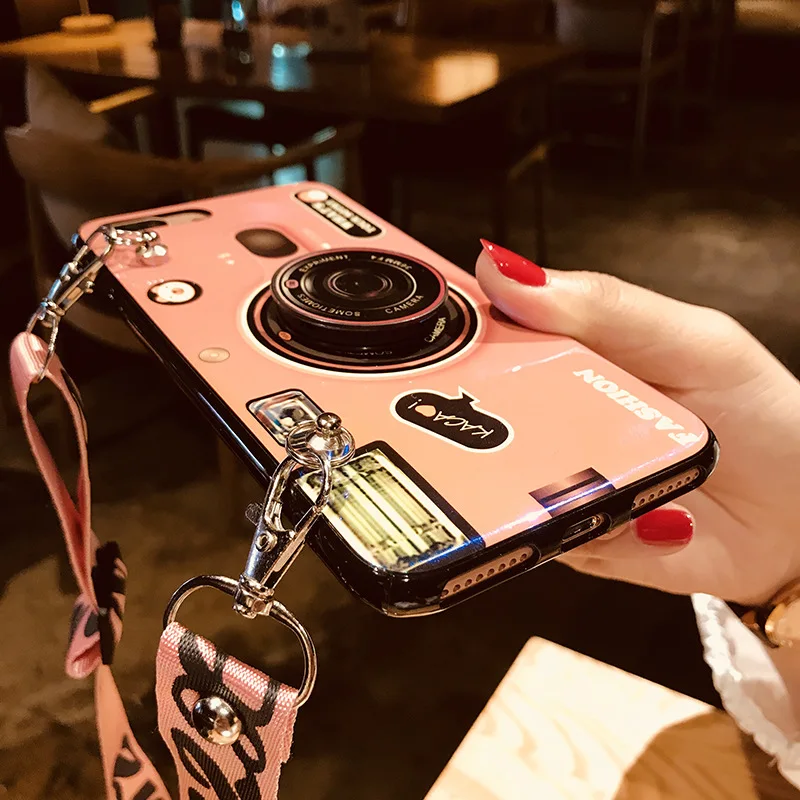 Диагональный Тип камеры чехол для iphone XR мобильный телефон оболочка женский 7 plus