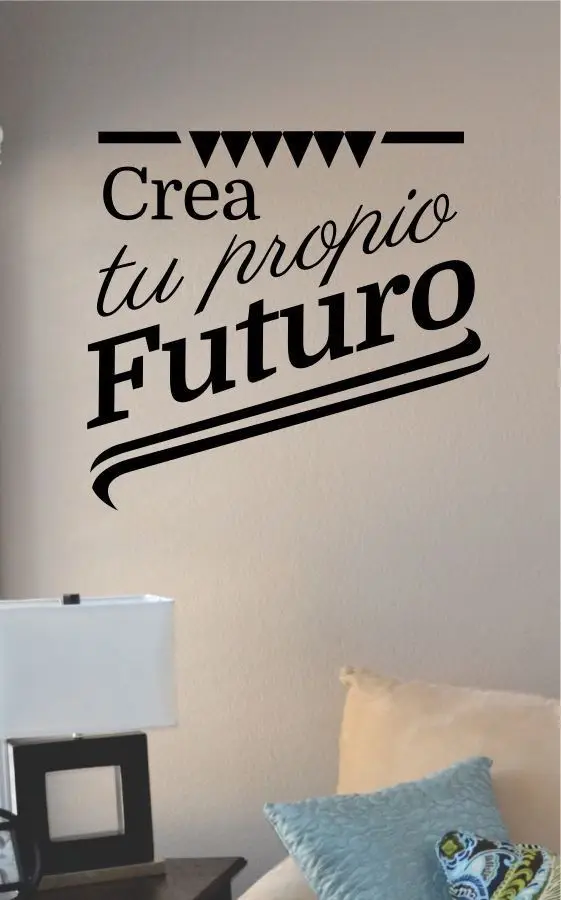 Crea Tu Propio Futuro испанский создать свой собственный Винил стены книги по искусству