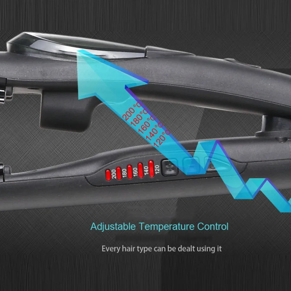 Профессиональный Выпрямитель для волос салон паровой утюг выпрямление +