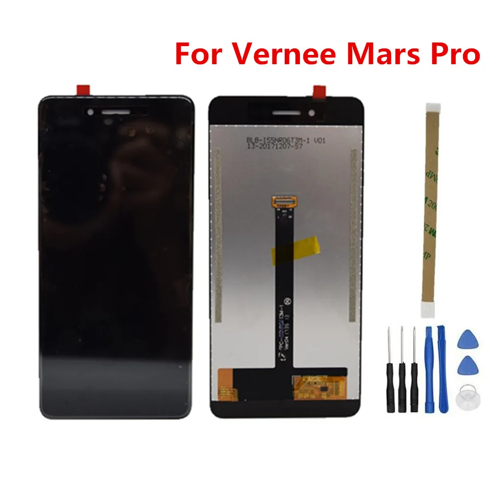 Новый оригинальный ЖК дисплей 5 дюйма для Vernee Mars Pro + кодирующий преобразователь