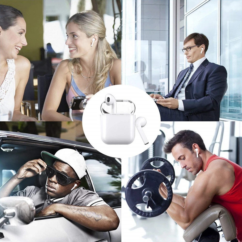 I7 TWS миниатюрные беспроводные наушники Bluetooth стерео вкладыши гарнитура с