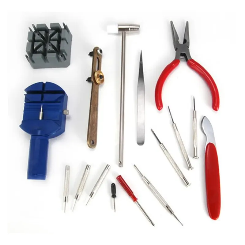 Набор инструментов для ремонта часов комплект из 16 удаления отвертки и наручных