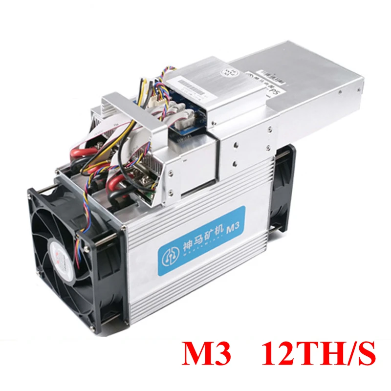 Asic Майнер биткоинов WhatsMiner M3 12TH/S Scrypt монета BTC BCH Копия Ферма для майнинга SMTI1700 28nm (с