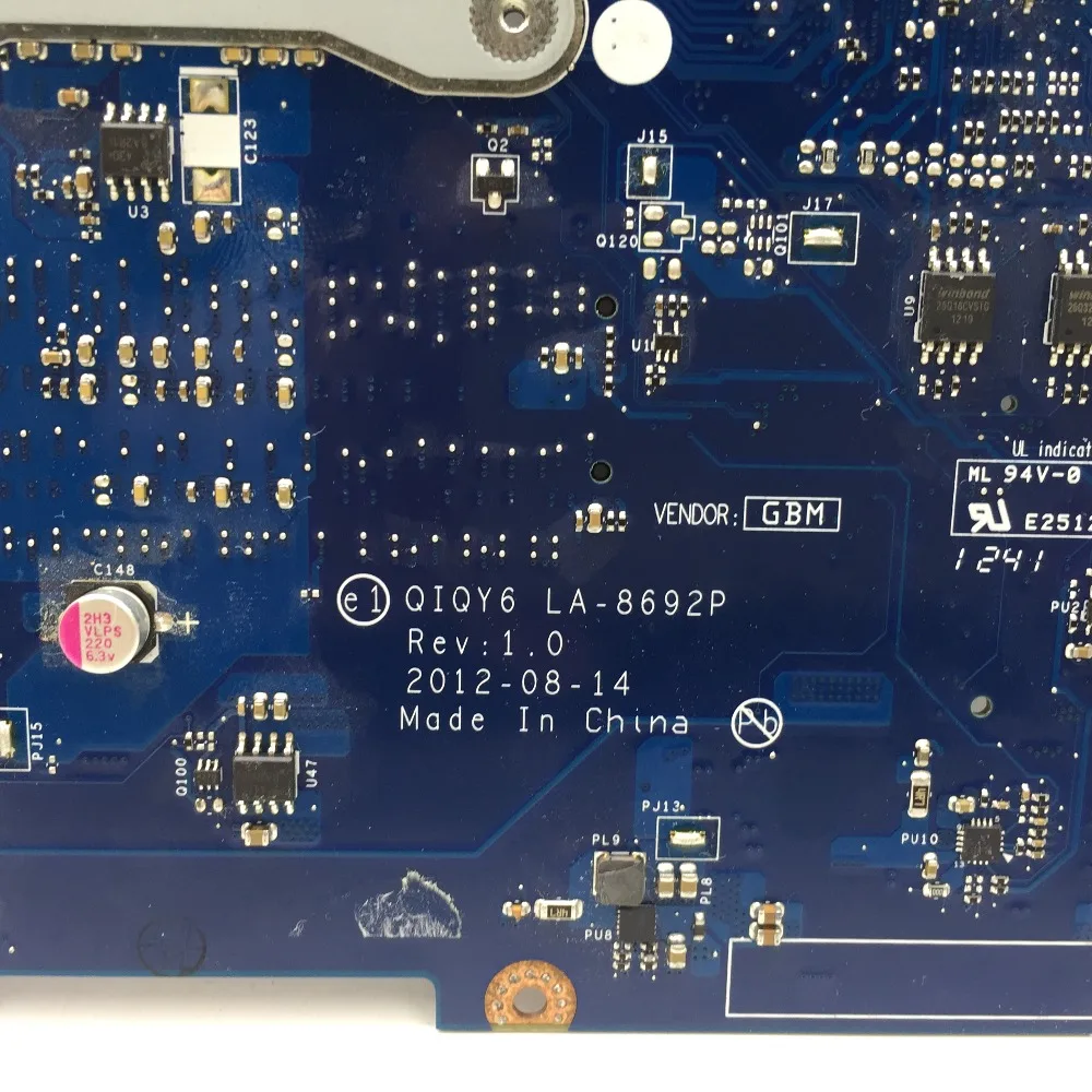 

KEFU LA-8692P Motherboard For Lenovo Y500 LA-8692P Laptop Motherboard Y500 Motherboard HM77 GT650 Test Motherboard