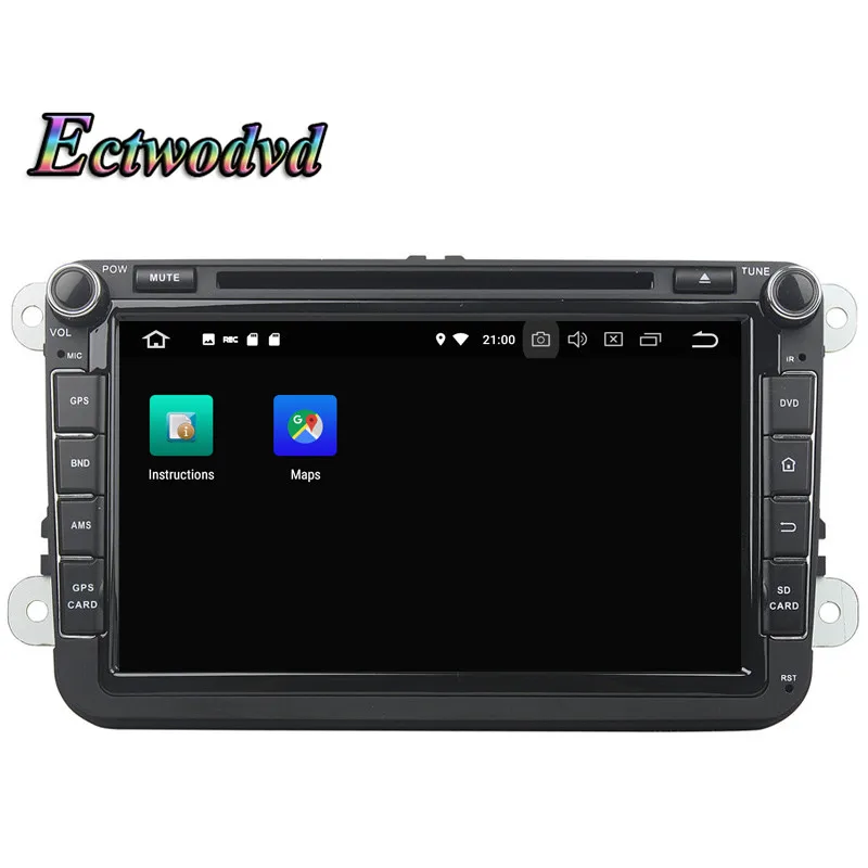 Ectwodvd Восьмиядерный 4G ram 64G rom Android 9 0 Автомобильный мультимедийный dvd плеер