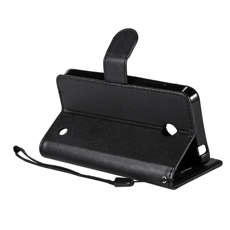 Роскошный кошелек из искусственной кожи задняя крышка чехол для Nokia Lumia 630 635 RM-974