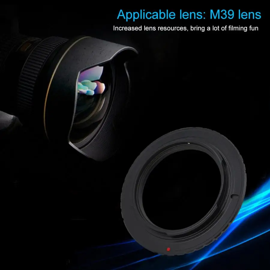Винтовое Монтажное кольцо для объектива M39 переходное Nikon AI крепление DSLR камер